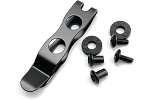 LQMBABY Kydex Belt Clip Knife Sheath Kit, Metal Holster Waist Clips, Knife Clip Replacement, Universal Metal Belt Clip for Sheaths, Holster Making Accessories