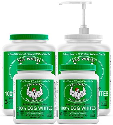 NEW Variety Starter Pack 2 Gallons, 2 Half Gallons, 1 Pump by egg whites international