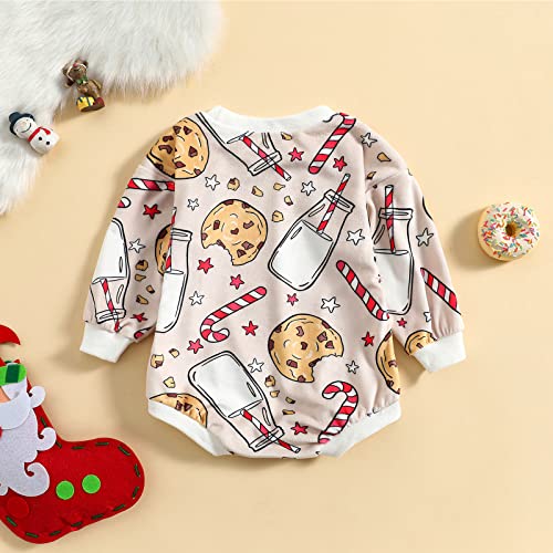 Amiblvowa Newborn Baby Boy Girl Christmas Outfit Long Sleeve
