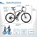 Mukkpet Rattan Challenger 26 INCH Mountain EBike 350W Motor 36V 10.4AH Removable Battery I-PAS Adults Electric Bicycle Assisted Electric Bike LED Display E-Bike 7 Speed Shifte (PRO Gray)thumb 4