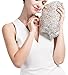 Albabara Satin Beaded Handmade Clutch Purse Evening Handbags,Silver