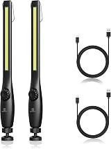 Renogy LED Work Lights 700 Lumens Rechargeable 2200mAh 2 Pack Magnetic COB