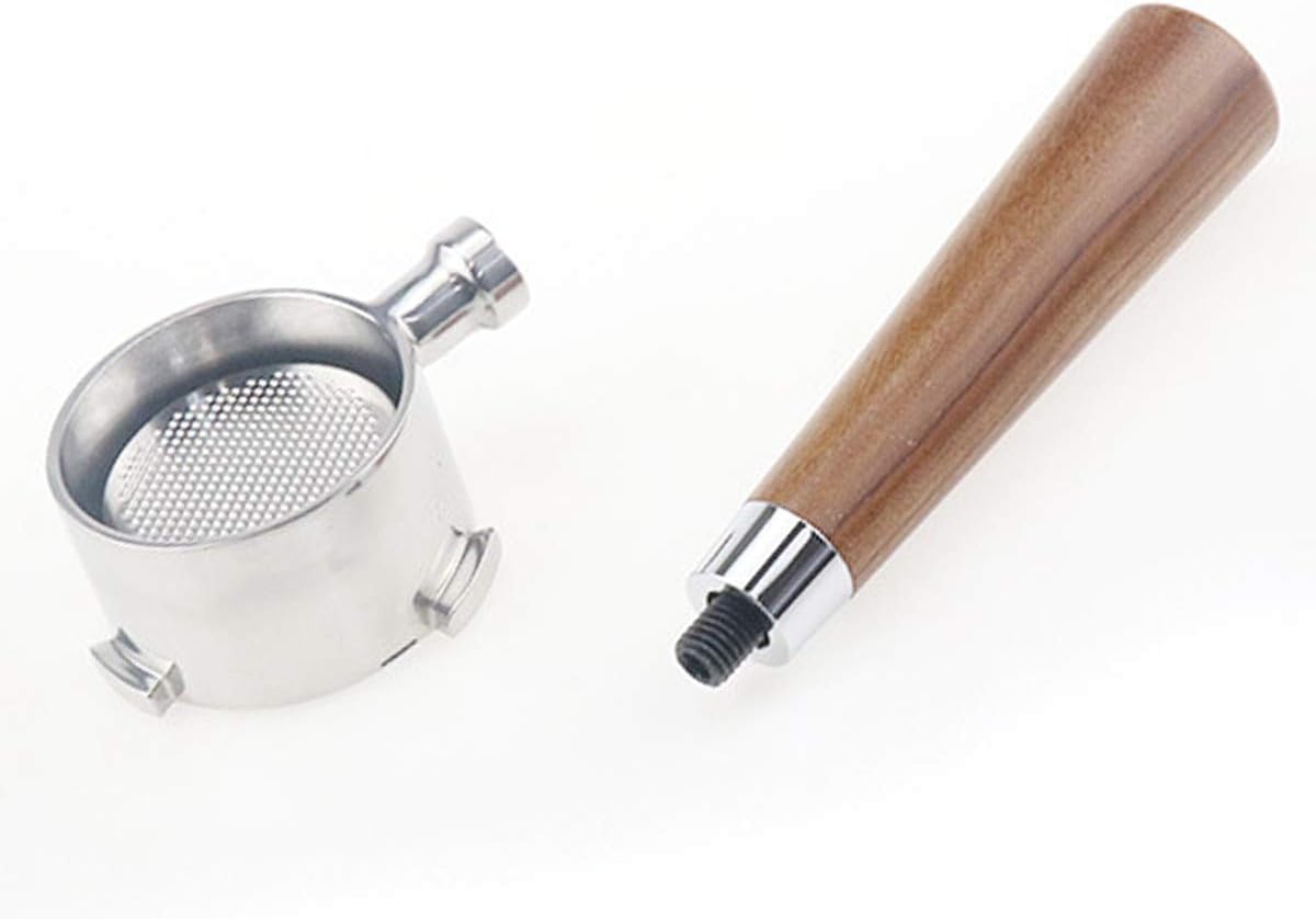 Queen.Y Bottomless Portafilter, 51MM Stainless Steel Replacement Filter Basket Coffee Accessories for Delonghi Coffee Machine: Kitchen & Dining