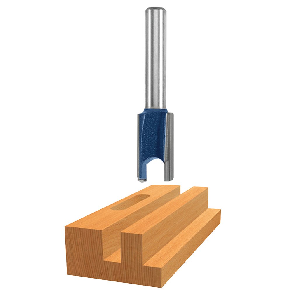 Bosch RBS010 1/2Inch and 1/4Inch Shank CarbideTipped AllPurpose Professional Router Bit Set