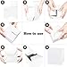 LaRibbons 20Pcs White Cardboard Boxes / White Gift Boxes with Lids for Party, Wedding, Baby Shower Favors, 8