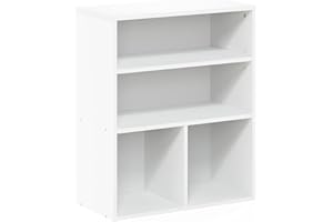 Furinno Pasir 3 Tier Display Bookcase, White