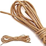 DailyShoes Round Waxed Shoelaces Oxford Flat Dress Canvas Sneaker Shoe Laces (27