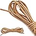 DailyShoes Round Waxed Shoelaces Oxford Flat Dress Canvas Sneaker Shoe Laces (27