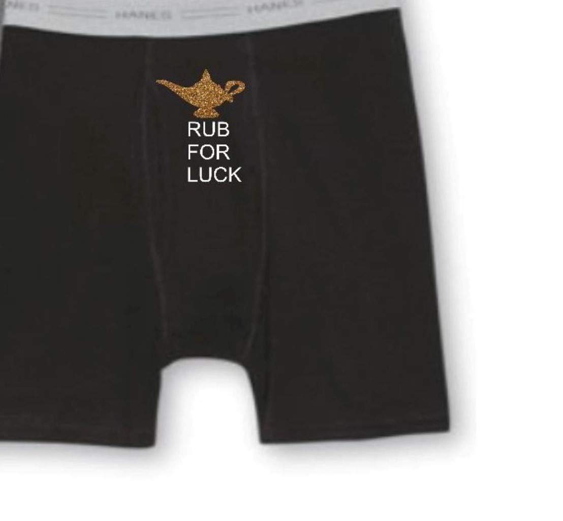 Rub for Luck Boxer briefs Valentines boxers grooms gift