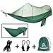 Mosquito Hammock, PACKGOUT Camping Gear Sleeping Hammock with Bug Net and Lightweight Portable Hammock for Travel Hiking Outdoor
