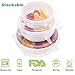 SMARTAKE Silicone Stretch Lids Seal Food Saver Cover, Various of Sizes, 6-pack