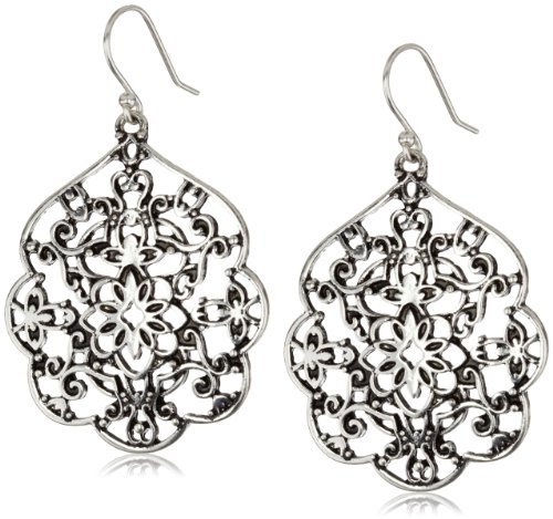 Lucky Brand "Expedition Ears" Silver-Tone Thai Butterfly Earrings