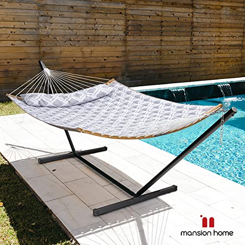 Mansion Home Free Standing Hammocks,12 Ft, Heavy Duty 450 lbs, Hammock