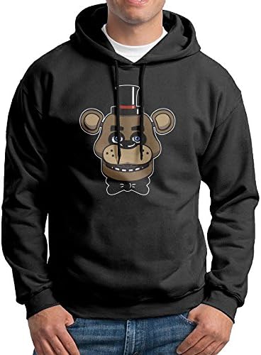 Five Nights At Freddy's - Freddy Fazbear Mens Cotton Hooded Sweatshirt Black