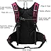Insulated Hydration Backpack Pack with 2L BPA Free Bladder - Keeps Liquid Cool up to 4 Hours – for Running, Hiking, Cycling, Camping (Purple)