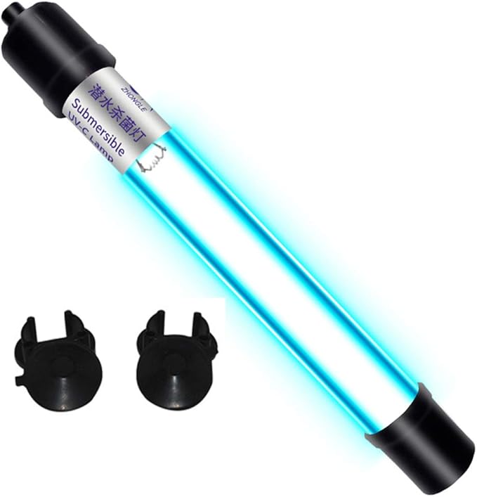 SJASD UVC Aquarium Licht Tauchstrahler Bausatz UV Teichklärer LED Lampe für den Gartenteich und