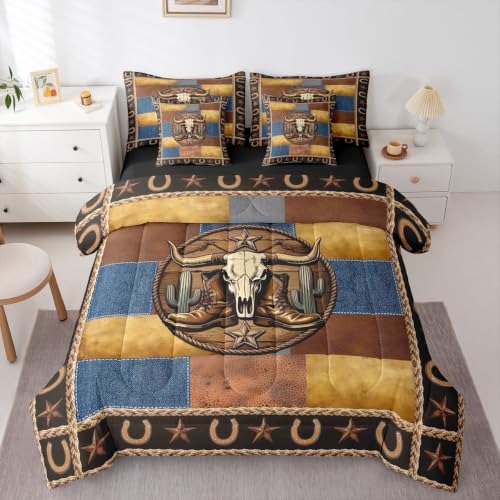 Erosebridal Western Cowboy King Comforter Set 7 Pcs for Kids Adults at Amazon