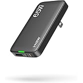 VHBW 65W USB C Charger, PD3.0&PPS GaN USB Wall Charger 3 Ports Ultra-Slim Fast Charging, Foldable Plug for Travel for Tablets