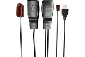 SZBJ IR Repeater,IR Remote Control Extender,Infrared Repeater System,Apply to Cat6/Cat5e/Cat6 Ethernet Cable Connection(Single Head ir emitter)