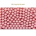 Lonkiktik Clear Acrylic Covered Makeup Brush Holder with Dustproof Lid, 3 Drawers, Pearls Beads for Cosmetics Brushes Storage (Pink)