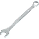 Hordion 15mm Metric Combination Wrench Spanner with Box End and Open End | 12-Point Box End, Open End, Mirror-Chrome Plated, High Carbon Steel