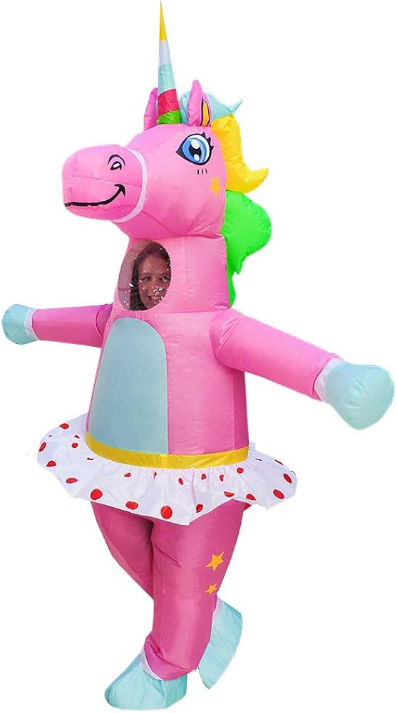 HORYEE Inflatable Unicorn Costume Adult Men Women