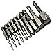 Neepanda 10 Pack Hex Magnetic Head Allen Wrench Drill Bits - 1/4 Inch Quick Release Hex Shank Screwdriver Set - (2 Inch Long, Solid S2 Steel Alloy, 1.5/2/2.5/3/4/5/6/8/10/12 mm) (Hex Black)