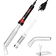 GoGoPanda Solder iron set,80W-300W external heating with replaceable soldering iron head, core, simple bracket, high-power industrial DIY soldering iron 110V US plug (300WWT)