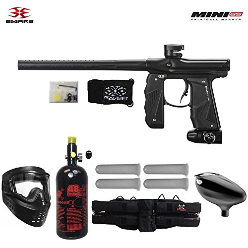 Empire Mini GS Starter HPA Paintball Gun Package - Dust Black