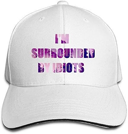 Thirteenkeke I'm Surrounded Unisex Fashion Sanwich Cap Casual Popular Visor Hats Cool Adjustable Trucker Cap