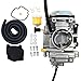Carburetor for Yamaha Bear Tracker 250 YFM250 and Intake Manifold Carburetor Boot for ATV 1999-2004 Yamaha Bear Tracker YFM250