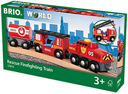 BRIO World - 33844 - TRAIN DES POMPIERS