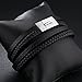 OSTAN Mens Genuine Leather Bracelet Stainless Steel Mens Bracelet Braided Wristband - (8.27)