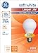 GE Lighting White 70287 Soft Long Life 29 (40-watt Replacement), 390-Lumen A19 Light Bulb with Medium Base, 4-pack, 4 Count (Pack of 1)