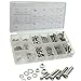 475pcs Metric Pan Head Phillips Machine Bolts Nuts with Lock and Flat Washers Kit