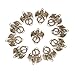 20 Pieces Flying Courage Dragon Lucky Charms Findings for Jewelry Pendants Necklaces Making 34mm X 27mm