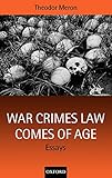 War Crimes Law Comes of Age: Essays by Theodor Meron