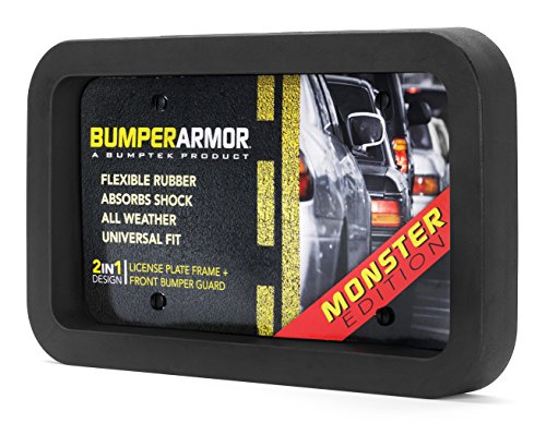 BumperArmor (Monster Edition) - Heavy Duty Front Bumper Guard. Biggest & Toughest Flexible Rubber Fr - //coolthings.us