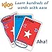 KLOO Learn Spanish Card Game | Home Fun Family Kids Adults | Make Sentences & Talk in a Flash | 2 Decks 100's Words Places & Travel vocab | Juegos de Cartas en Español para la Familia | 1 – 4 Players