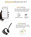 Bluetooth Headset, Wireless Bluetooth Earpiece Headphones Earbuds Ear Hooks Earphones with Noise Cancelling Mic and Carrying Case for Business/Office/Driving/Truck  Support iPhone/ Android Cellphones
