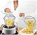 Frying Colander Oil 10 inch Chef Basket Strainer Stainless Steel Foldable Strainer Steam Rinse Strain French Deep Fry Food Colander Steamer w/ Handle French Wire Kitchen Cooking Tool & eBook