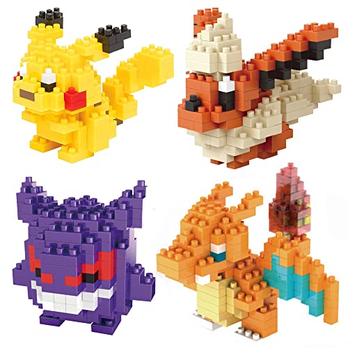 3D Mini Cute Anime Figures Collection Toys 4-Sets