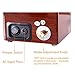 [New Style Rubber Wood] Love Nest Wood Automatic Single Watch Winder, Pure Handmade Watch Holder Winder with Automatic Japanese Mabuchi Motor, Rotator Watch Winder for Men（Power Included）