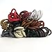 YJRVFINE Round Waxed Shoelaces Dress Boots Shoes Laces 2 Pair