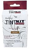 Godefroy Instant Eyebrow Tint Permanent Eyebrow Color Kit, Light Brown, 1 kit