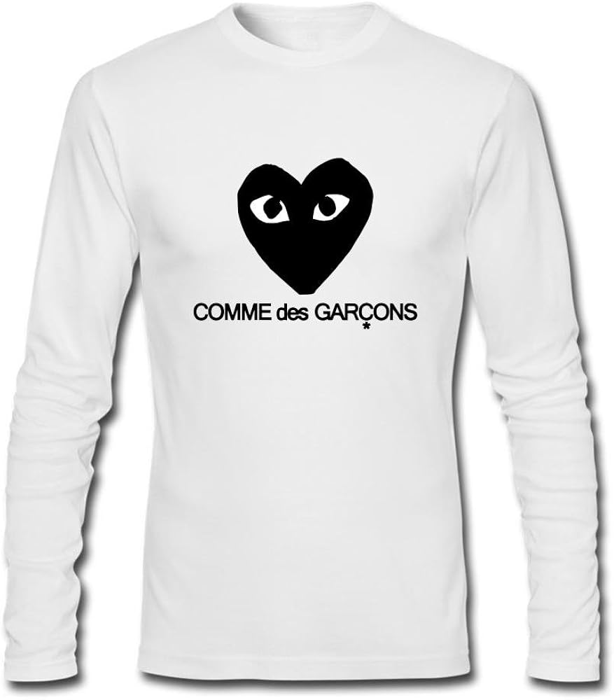 cdg long sleeve white
