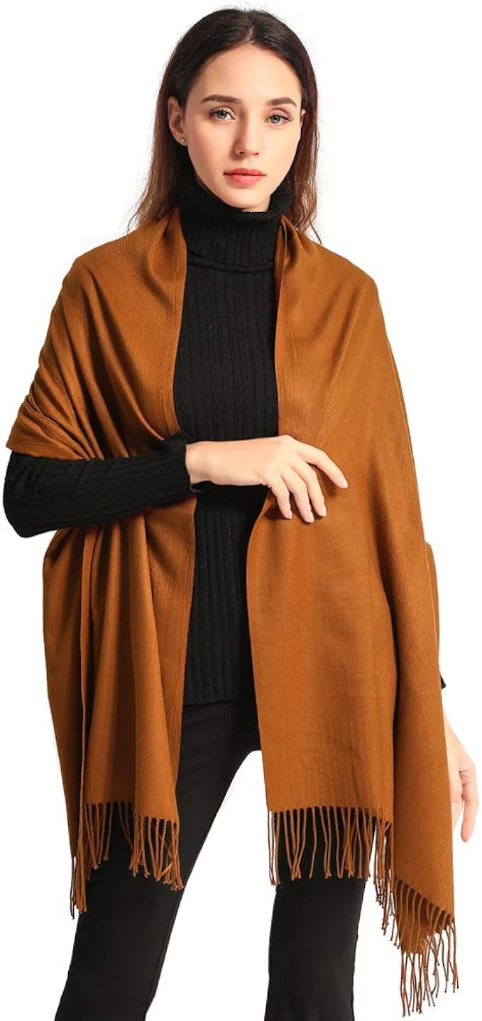 grande écharpe façon cachemire