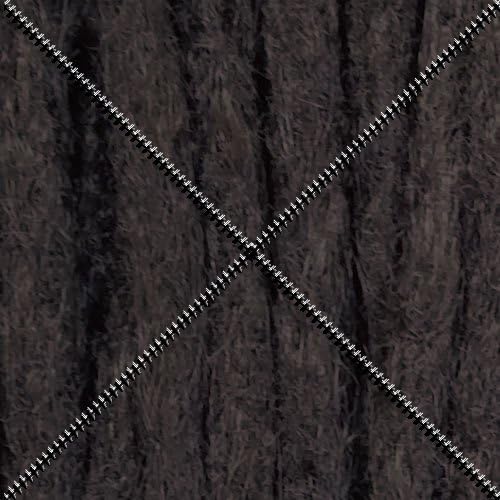 Dreadlocks Clip Set 18 inch Synthetic Crochet Dreads - Full Set and Storage Bag - Espresso 2
