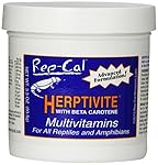 Rep-Cal SRP00300 Herptivite Multivitamin and Mineral Powder Reptile/Amphibian Supplement, 3.3-Ounce