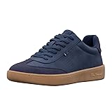 Ben Sherman Men's Glasgow Sneaker, Navy/Gum, 11